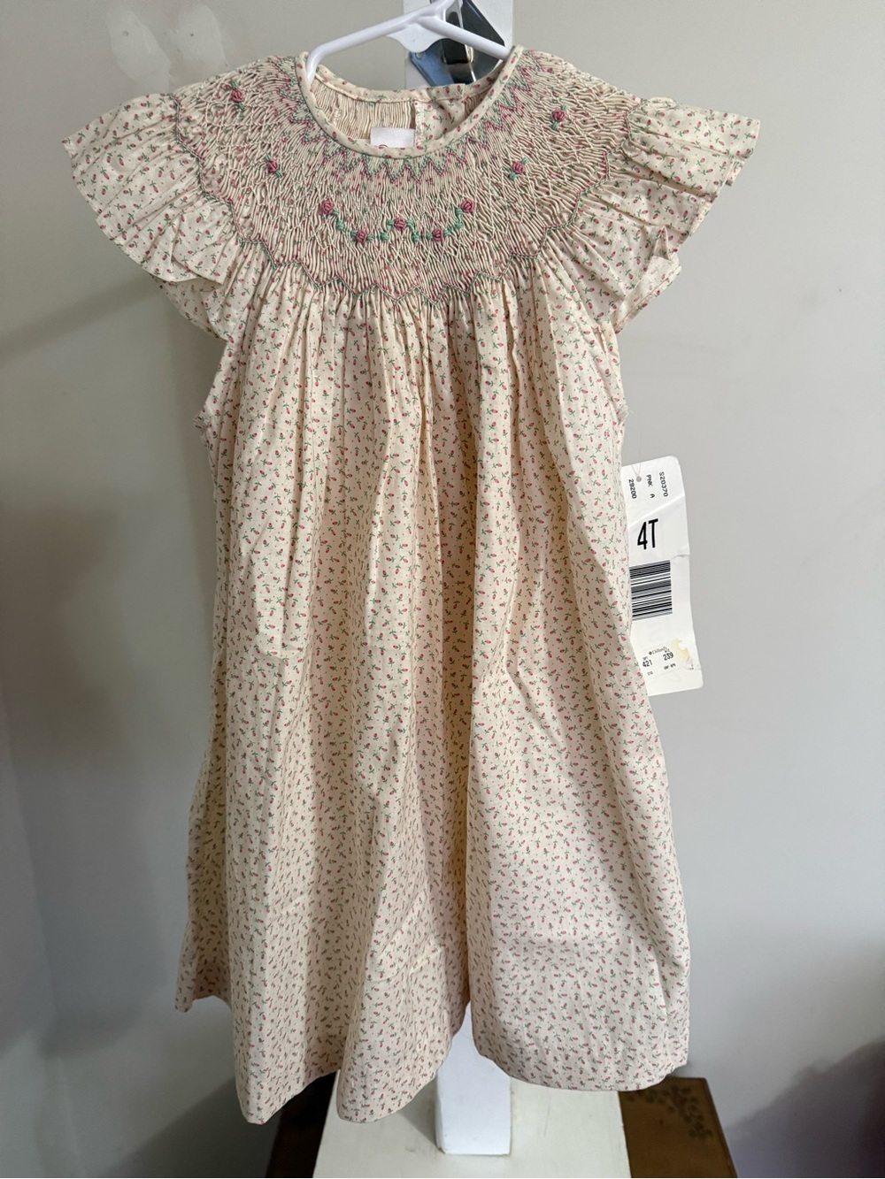 NWT Bonnie Jean Smocked Bishop Dress